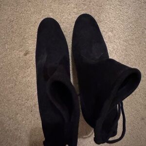 Stuart Weitzman Black Ankle Booties